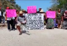 Son dos bloqueos los que se registran en el Istmo del estado de Oaxaca