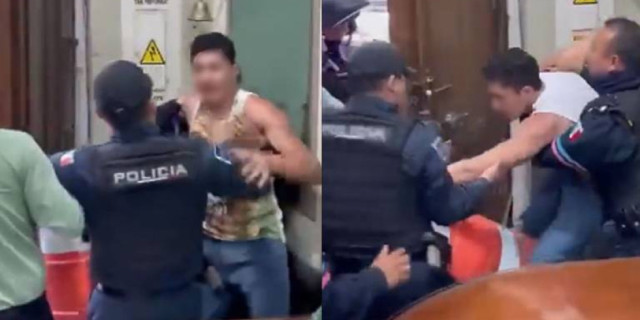 Los uniformados señalan que, el joven cometió una “agresión verbal”, porque les dijo que “así se deberían poner con los que de verdad roban” mientras ellos revisaban a un estudiante de secundaria.