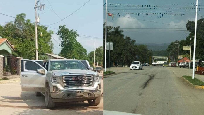 Varias calles han sido cerradas empleando vehículos y púas