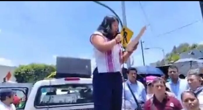 Sin título La líder de Sección 22, Yenny Aracely Pérez Martínez, declaro como