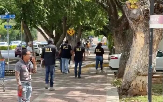 La mañana de este viernes se registró una fuerte movilización policíaca en la zona de Paseo de Montejo