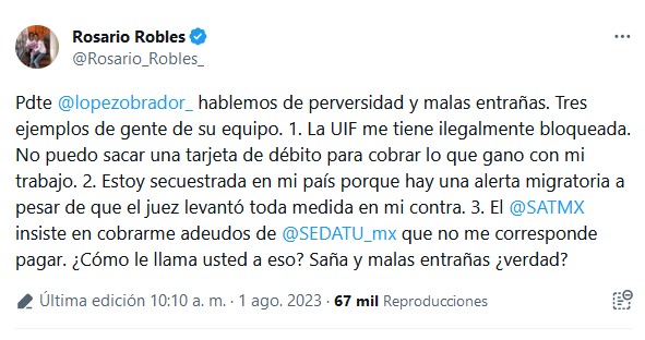 rosario robles