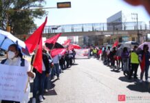 Marcha en el marco del Día de la Raza